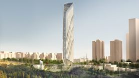 מגדל עין כרם טאוור, צילום: ADRIAN SMITH & GORDON GILL Architrcture